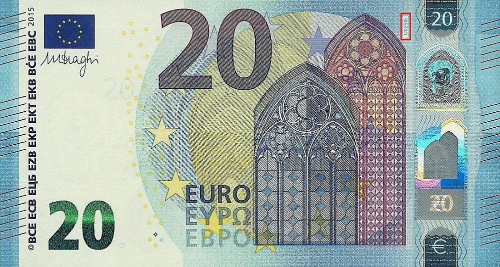 Billet de 20 € 2015 France