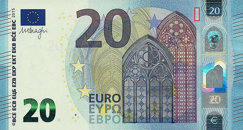 Billet de 20 € 2015 France