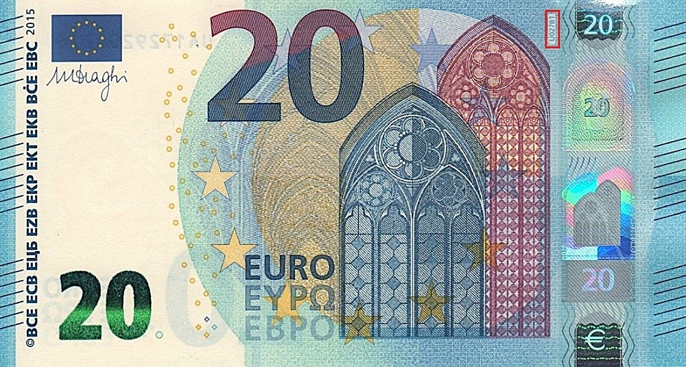 Billet de 20 € 2015 France