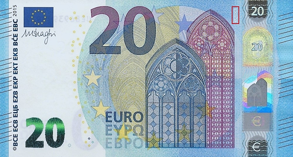 Billet de 20 € 2015 France