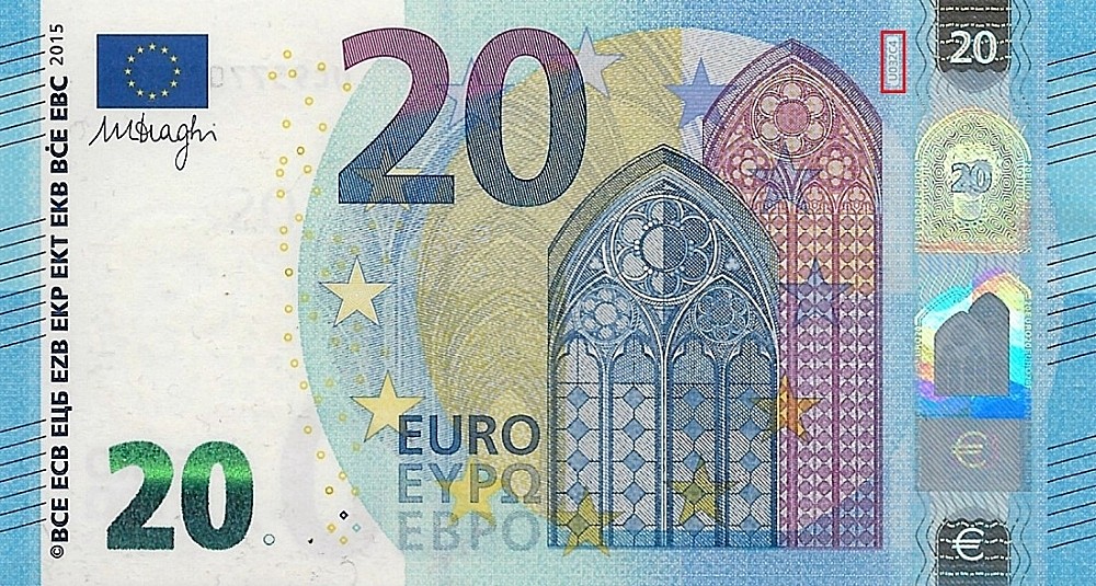 Billet de 20 € 2015 France