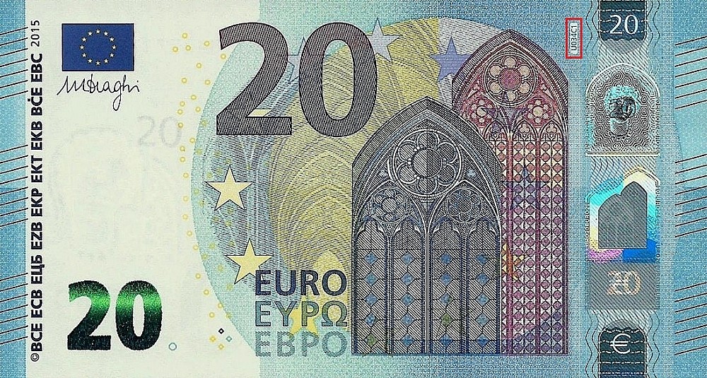 Billet de 20 € 2015 France