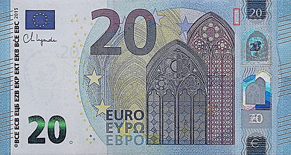 Billet de 20 € 2015 France