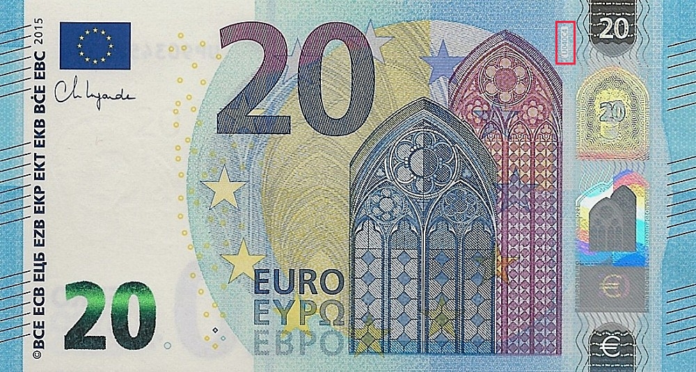 Billet de 20 € 2015 France