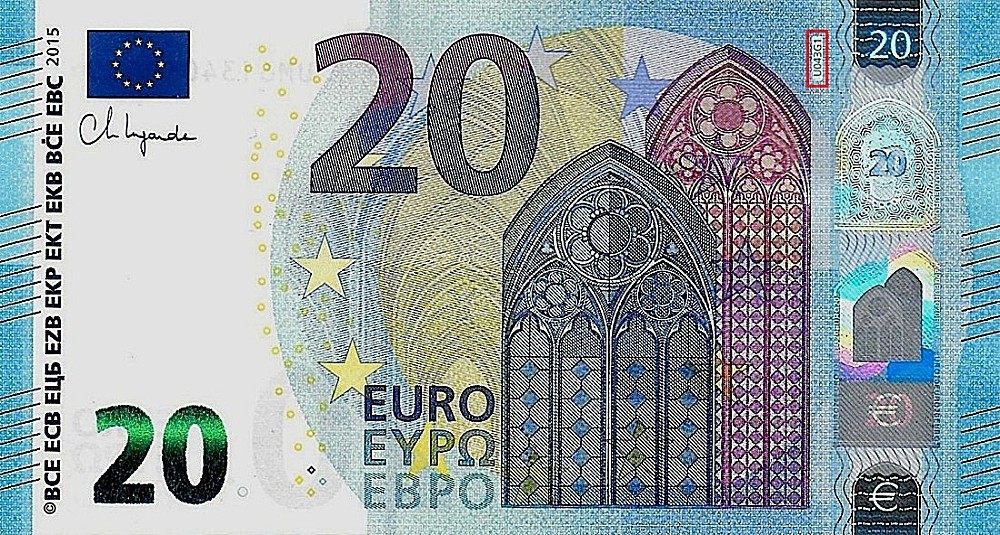 Billet de 20 € 2015 France