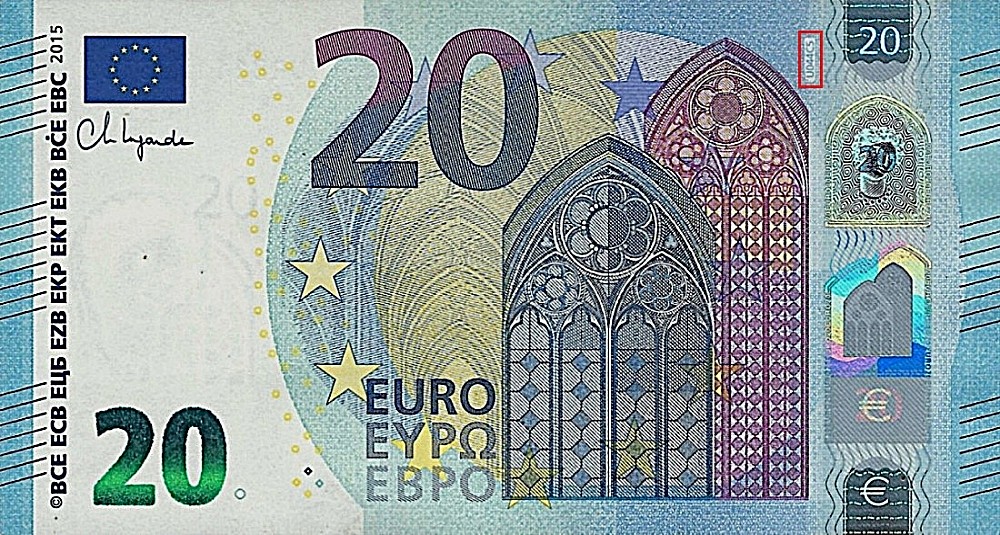 Billet de 20 € 2015 France