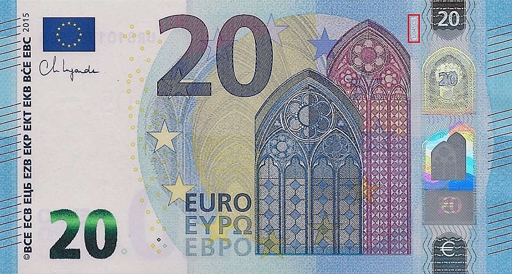 Billet de 20 € 2015 France