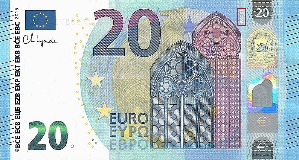 Billet de 20 € 2015 France