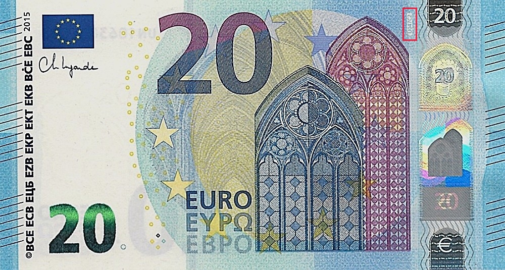 Billet de 20 € 2015 France