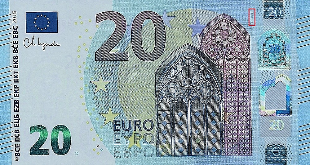 Billet de 20 € 2015 France