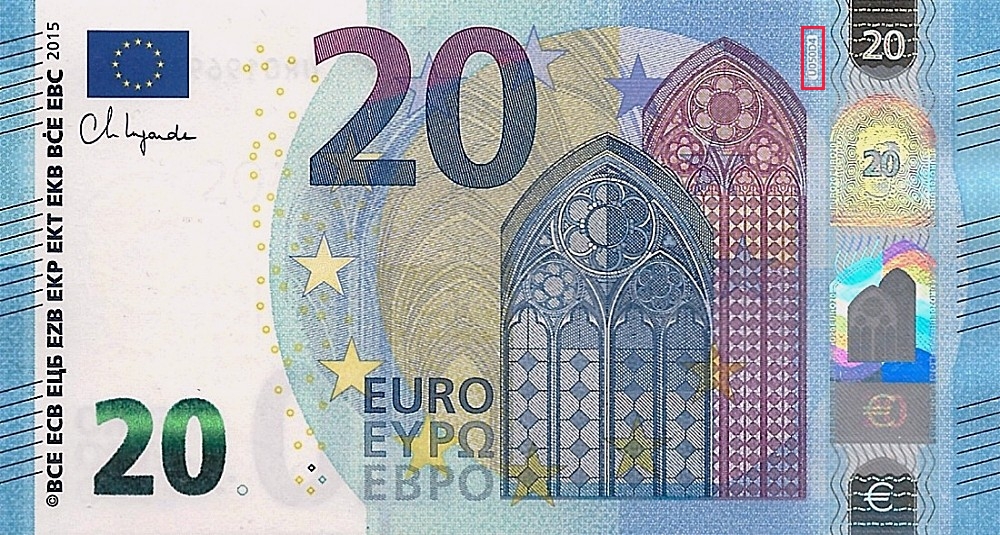 Billet de 20 € 2015 France