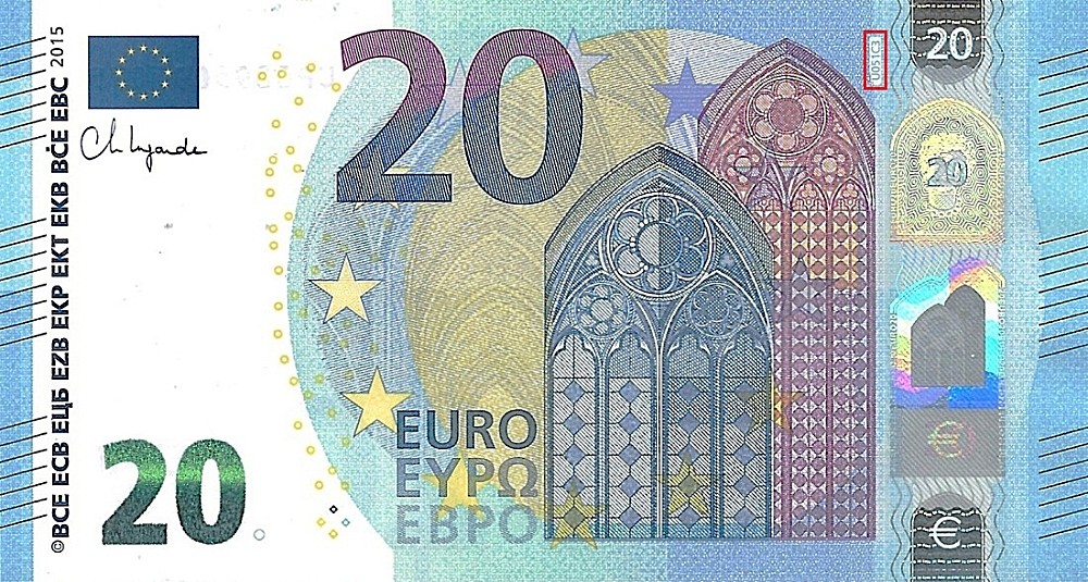 Billet de 20 € 2015 France