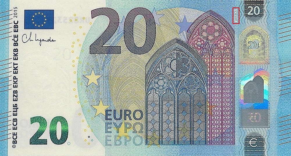 Billet de 20 € 2015 France