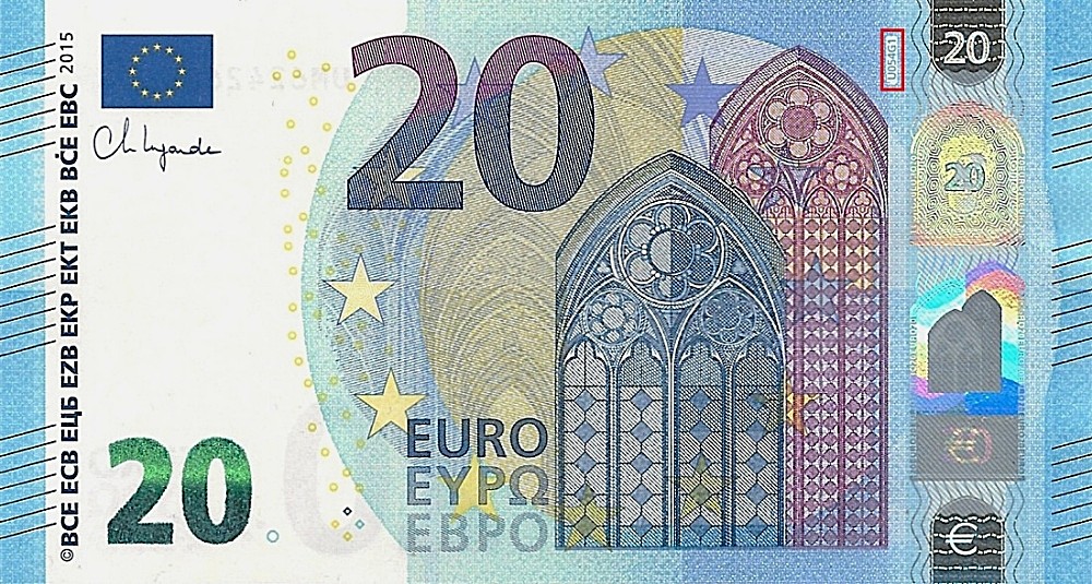 Billet de 20 € 2015 France