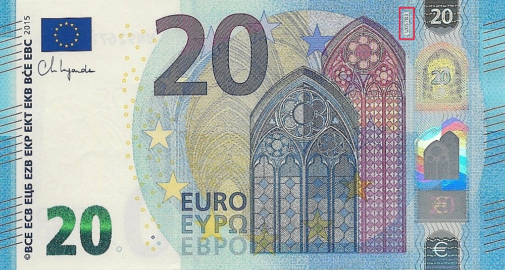 Billet de 20 € 2015 France