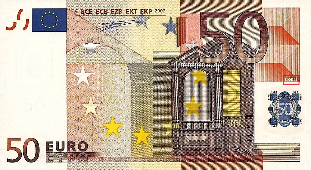 Billet de 50 € 2002 Allemagne