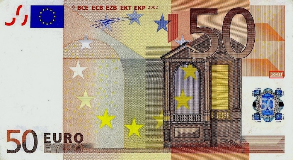 Billet de 50 € 2002 Allemagne