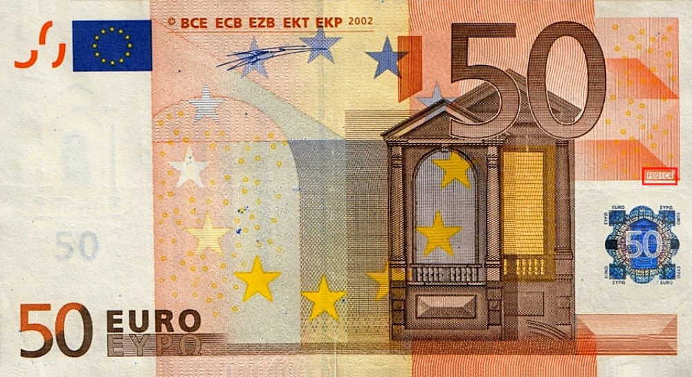 Billet de 50 € 2002 Autriche