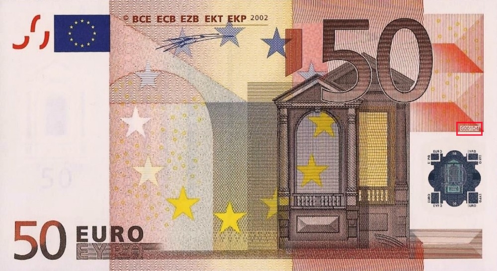 Billet de 50 € 2002 Pays-Bas