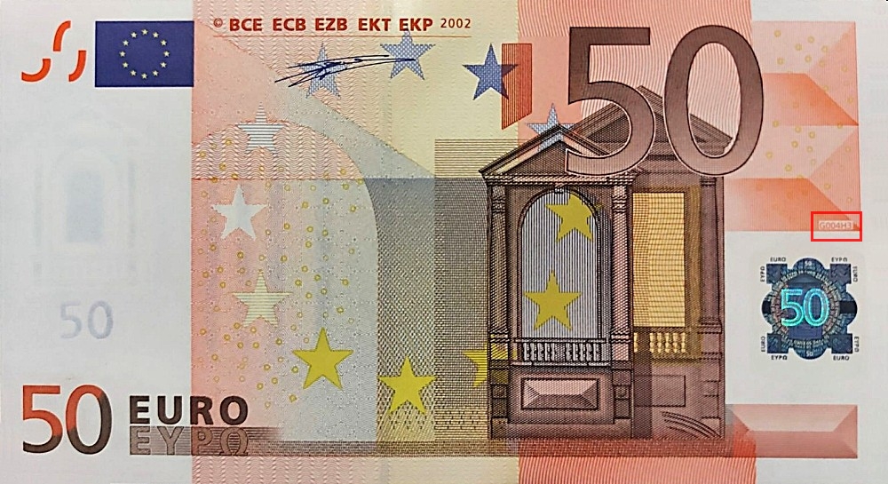 Billet de 50 € 2002 Pays-Bas
