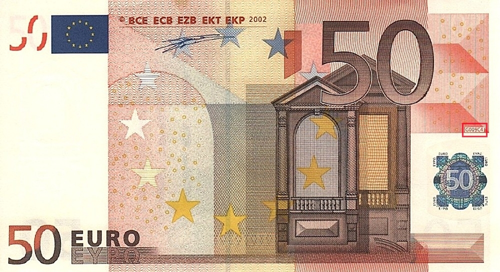 Billet de 50 € 2002 Pays-Bas
