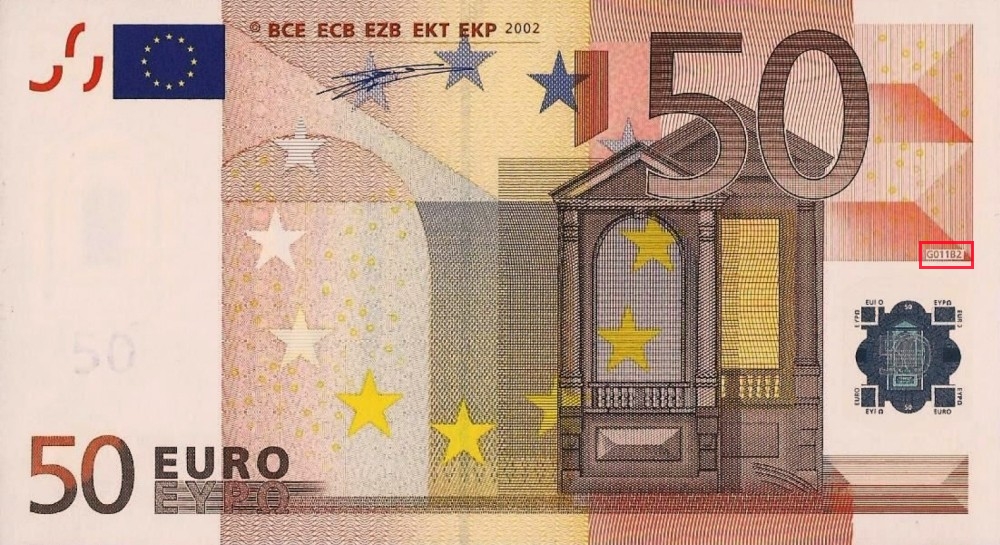 Billet de 50 € 2002 Pays-Bas