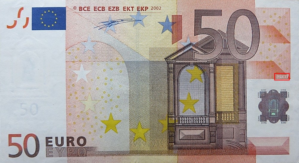 Billet de 50 € 2002 Grèce