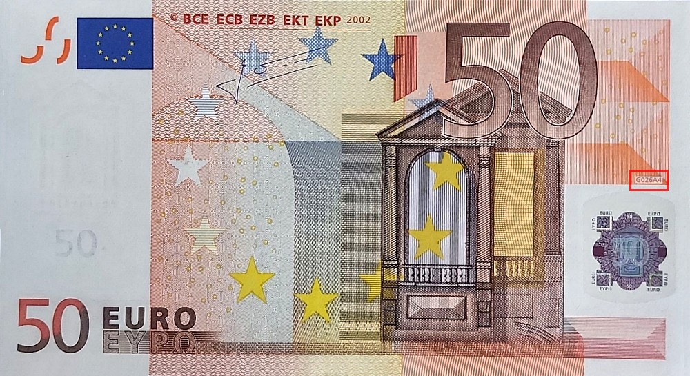Billet de 50 € 2002 Pays-Bas