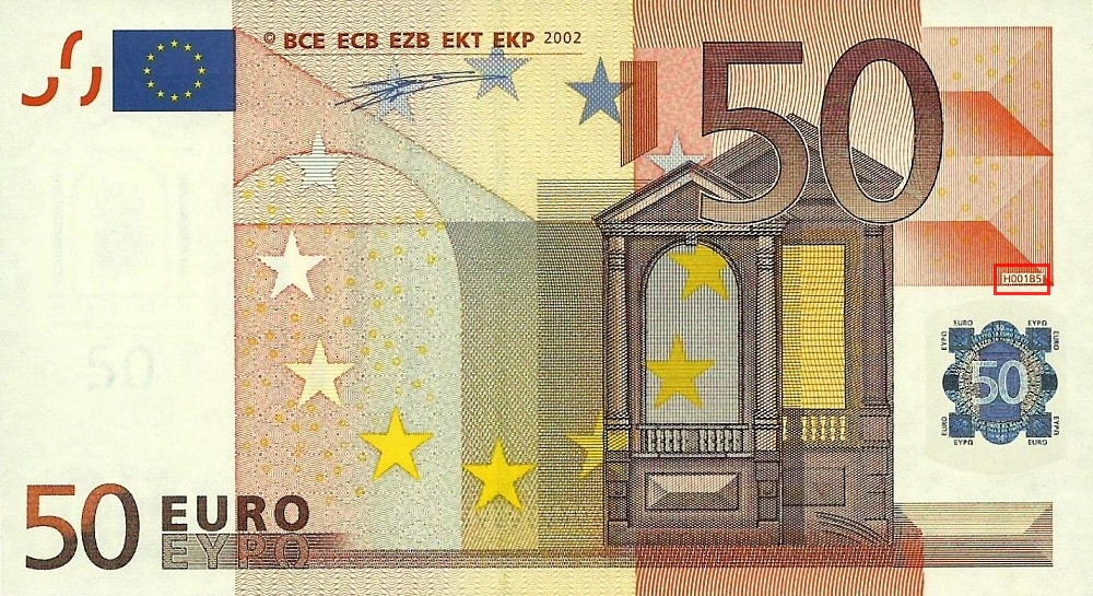 Billet de 50 € 2002 Portugal