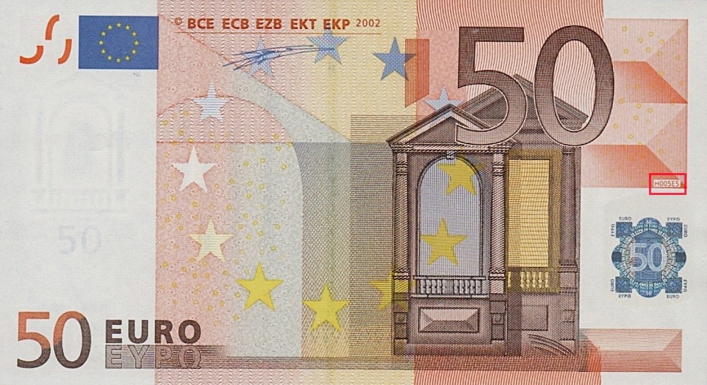 Billet de 50 € 2002 Finlande