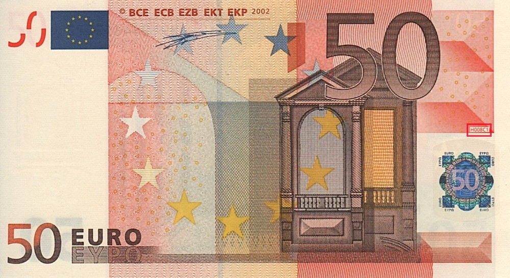 Billet de 50 € 2002 Portugal