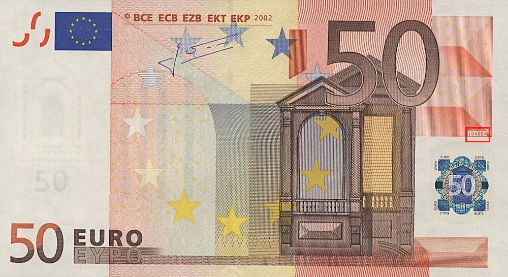 Billet de 50 € 2002 Italie