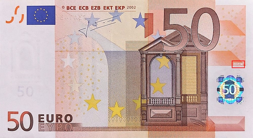 Billet de 50 € 2002 Italie