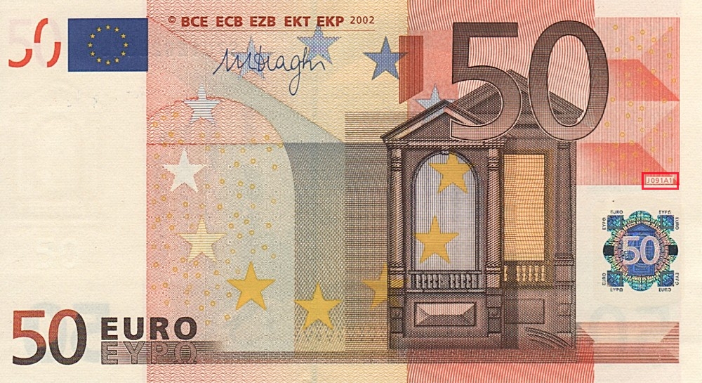 Billet de 50 € 2002 Italie