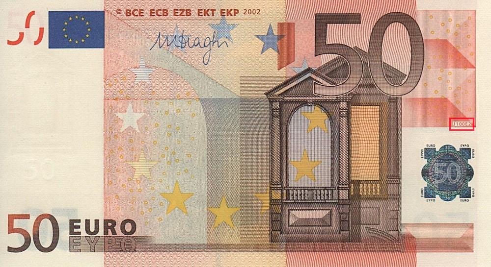 Billet de 50 € 2002 Italie