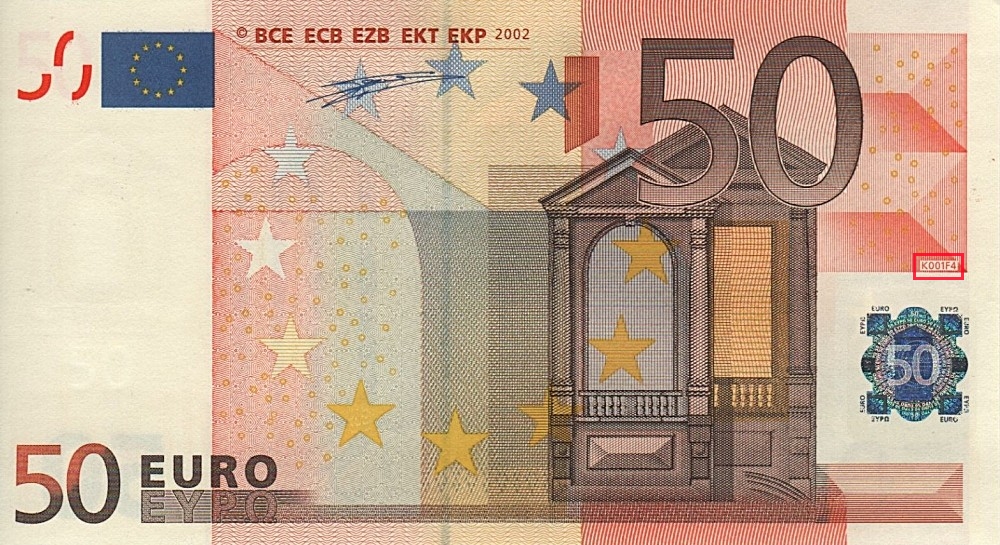 Billet de 50 € 2002 Irlande