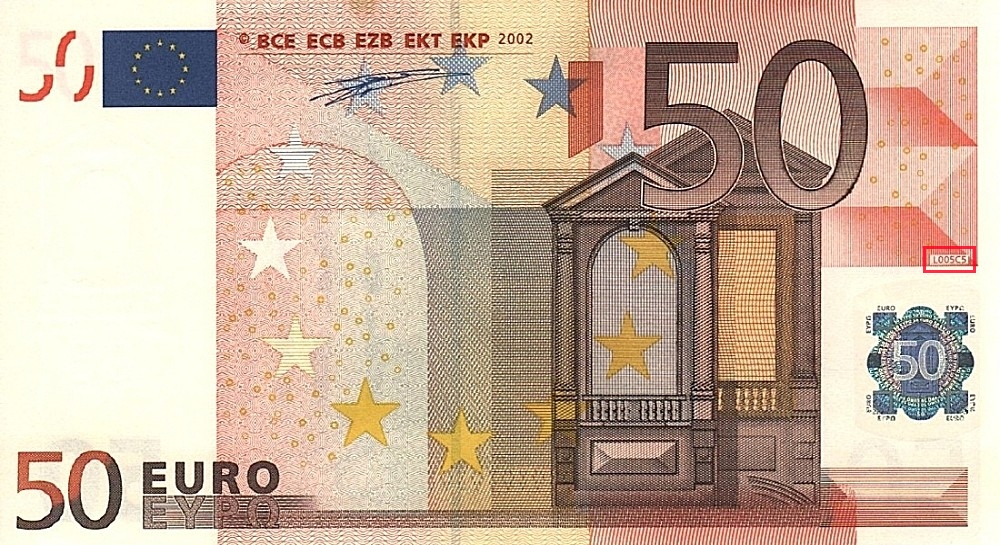 Billet de 50 € 2002 France