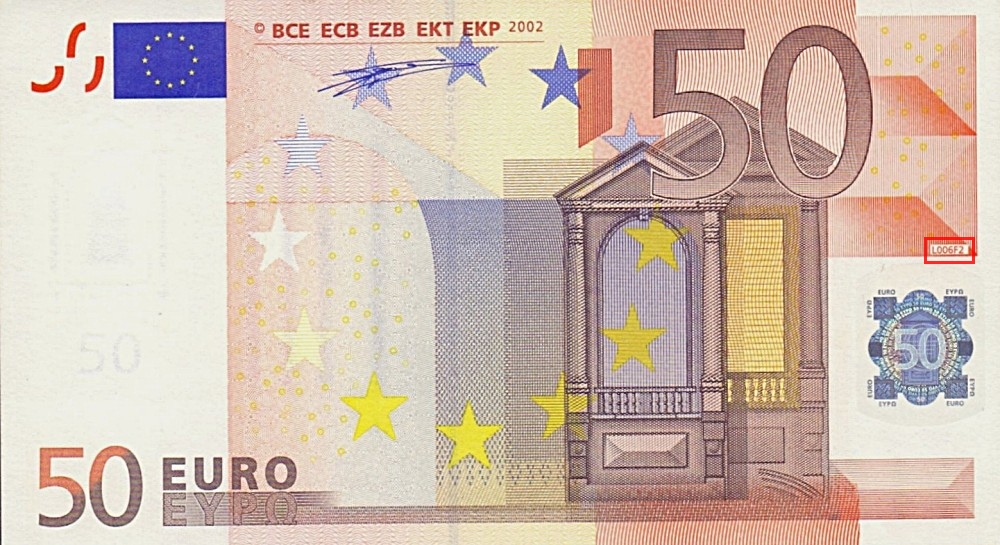 Billet de 50 € 2002 France