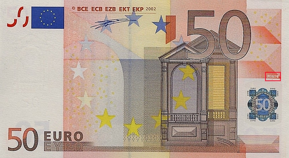 Billet de 50 € 2002 France