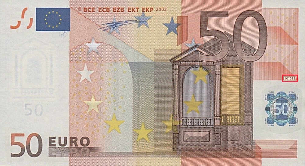 Billet de 50 € 2002 France