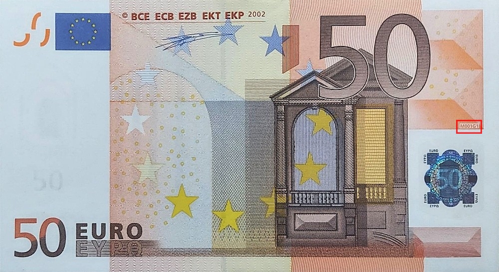 Billet de 50 € 2002 Espagne