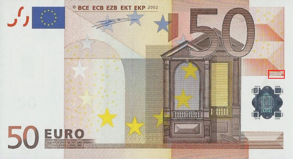 Billet de 50 € 2002 Espagne