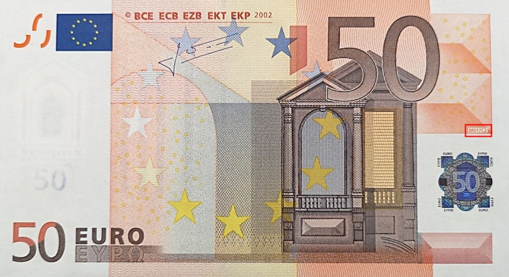 Billet de 50 € 2002 Espagne