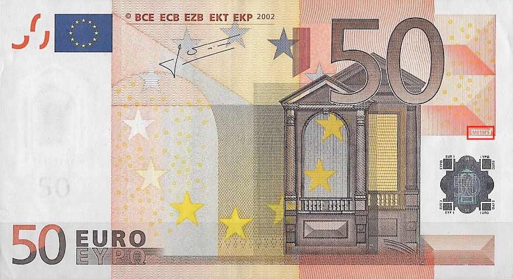 Billet de 50 € 2002 Espagne
