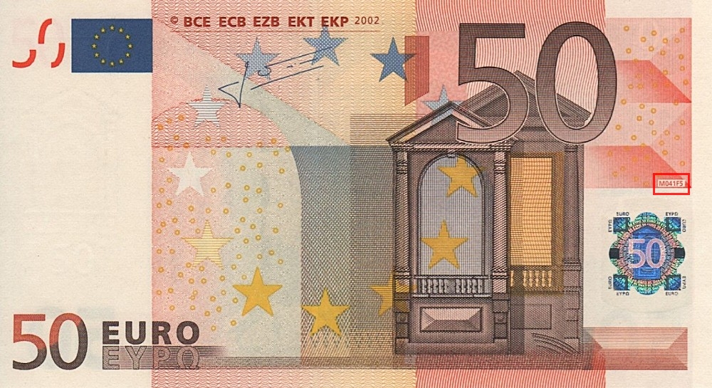 Billet de 50 € 2002 Espagne