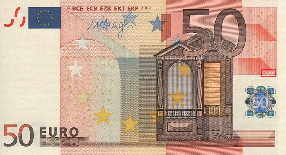 Billet de 50 € 2002 Espagne