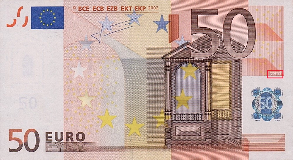 Billet de 50 € 2002 Allemagne