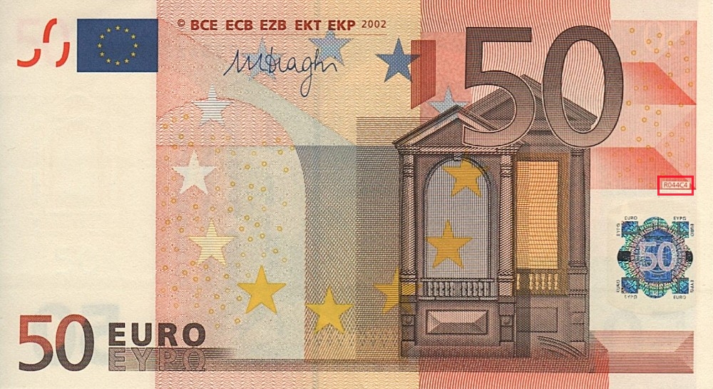 Billet de 50 € 2002 Pays-Bas