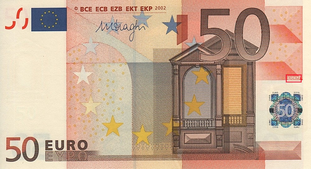 Billet de 50 € 2002 Pays-Bas