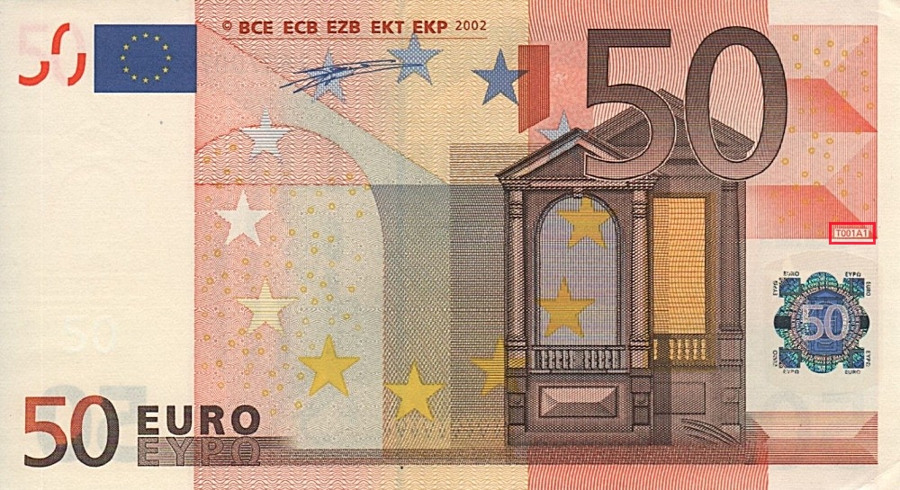 Billet de 50 € 2002 Belgique